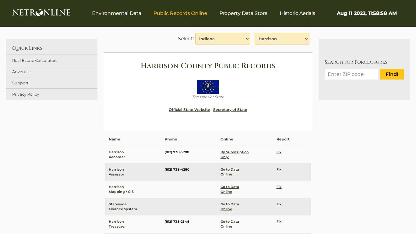 Harrison County Public Records - NETROnline.com